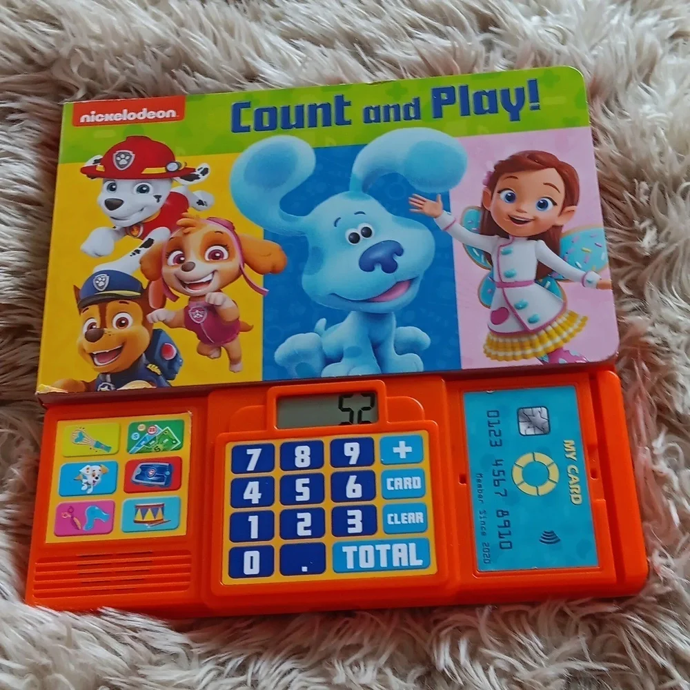 Kids book count and play learning toy learning book
